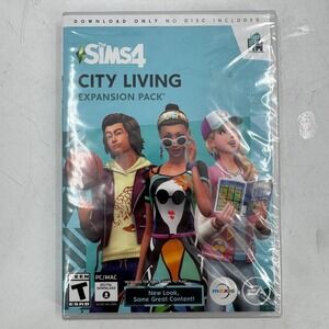 The Sims 4 City Living Expansion Pack PC Mac Digital Download New